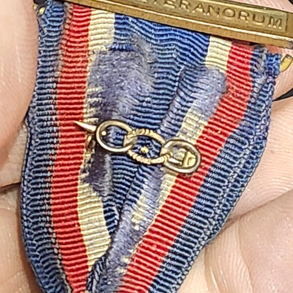 2 Civil War Union Medals Sons Of Union Veterans Fraternity Antique SUVCW Bronze - Picture 11 of 16